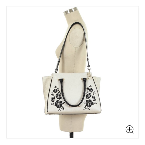 Brahmin “Priscilla Satchel” in ivory - Picture 16 of 16
